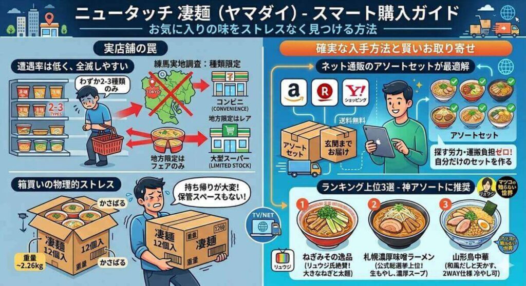 ヤマダイ『カップ麺』どこで売ってる?入手ガイドまとめ
